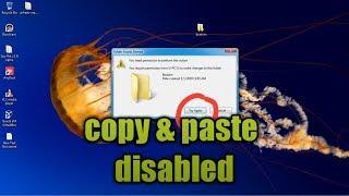 How to disable Copy & Paste