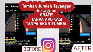 CARA TAMBAH VIEWER INSTAGRAM GRATIS , TANPA APLIKASI , TANPA AKUN TUMBAL | cara tambah tayangan ig