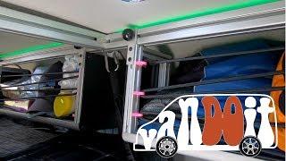 Hanging Cabinets: A VanDOit Adventure Van Option with Ford Transit Camper Van