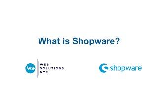 What is Shopware? by Ben Marks