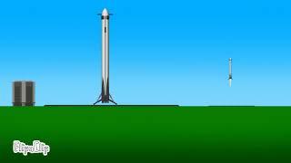 Falcon Heavy Side Boosters Landing (SFS Animation)