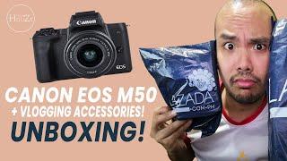 CANON EOS M50 + VLOGGING ACCESSORIES UNBOXING!