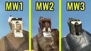 Call of Duty MW1 vs MW2 vs MW3 - Weapons Comparison
