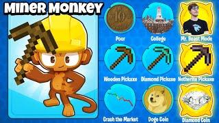 The Miner Monkey in BTD 6!