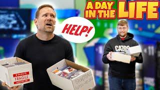 Day in the Life Working at a Card Shop!  (CardsHQ Behind the Scenes)