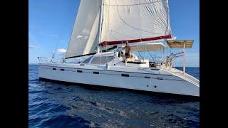 Privilege 495 Catamaran - Full Walk-Through.- Unlimited Freedom on the Ocean.