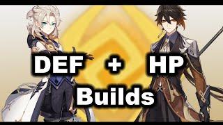 Genshin Impact Albedo (Defense) / Zhong Li (HP) Builds