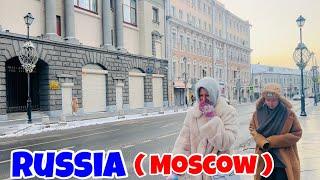 EARLY MORNING WALK, Moscow Virtual Tour 2023, walking in Russia's capital