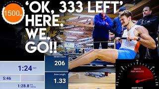 Cameron Buchan 5:54 2km ERG TEST - Real Time Tips