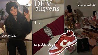 DEV ALIŞVERİŞ VLOG I kozmetik, makyaj, takı ve ayakkabı