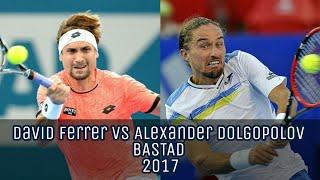 David Ferrer vs Alexander Dolgopolov. Bastad 2017. Tennis Highlights