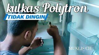 kulkas Polytron tidak dingin