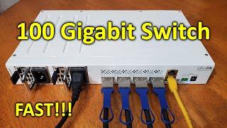 Mikrotik CRS504-4XQ-IN 100GbE Network Switch Review, Setup, and Testing