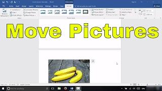 How To Move Pictures In Microsoft Word-Tutorial