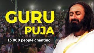 Guru Puja Chanting by 15,000 People | Guru Puja Chanting with Bhanu Didi | WCF 2016