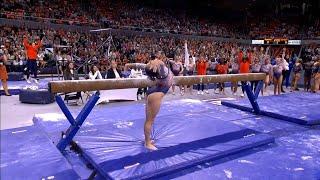 Suni Lee scores perfect 10 on beam and performs first Nabieva skill ever in NCAA gymnastics