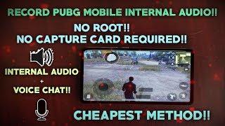 How to Record PUBG Mobile Internal Audio On Android | FREE!! | No Capture Card or Splitters