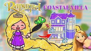 Aesthetic Coastal Villa x Rapunzel  How To Decorate Aesthetic Toca Boca House IdeasToca Life World