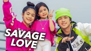 SAVAGE LOVE - Jason Derulo Siblings Dance (Family Assemble) | Ranz and Niana ft natalia