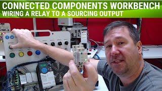 How to Wire a Relay to a Sourcing Allen Bradley Micro820