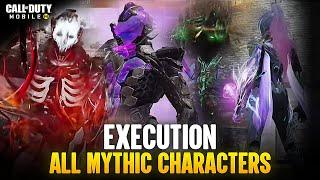 All Mythic Characters Execution in CODM - Which is Best Finisher Move in COD Mobile