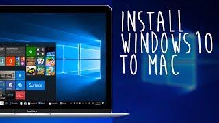 Install Windows 10 to Mac via Boot Camp Assistant (macOS High Sierra)