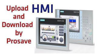 How to Upload & Download HMI Siemens- by Prosave بالعربى