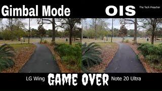 OMG !! LG Wing Gimbal Mode Vs Galaxy Note 20 Ultra OIS Camera Comparison | Which One Is Better