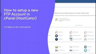 How to setup a FTP Account in cPanel (HostGator)