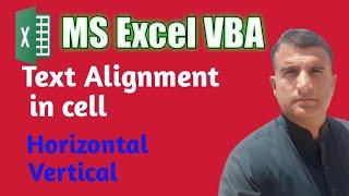 Excel VBA Text Alignment in cell