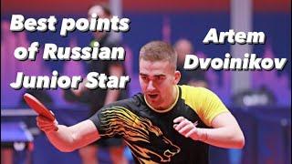 Best table tennis points of Artem Dvoynikov for his birthday 