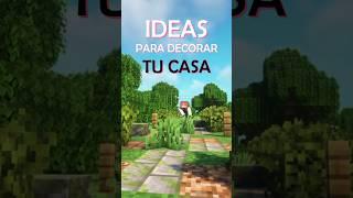 Ideas para decorar tu casa en #minecraft #minecraftbuilding #minecraftshorts #survivalbase