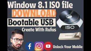 Window 8 1 ISO File Download & Create Bootable USB With Rufus