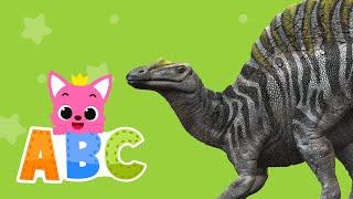 Learn ABCs with Pinkfong: Ouranosaurus, Allosaurus, Baryonyx | Dinosaurs | Vocabulary for kids