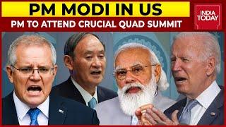 PM Modi To Meet US President Joe Biden, Japanese PM Suga & Australian PM Morrison For Quad Summit