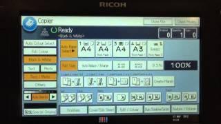 Training | Copy - 1 - 2 Sided on Ricoh Printer | Ricoh Wiki