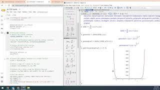 Comparison of solution of first-order DE using Python and Maple