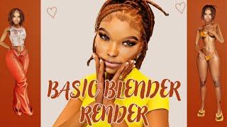 Quick-ish Basic Blender Render Tutorial | The Sims 4