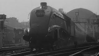 Vintage railway film - Elizabethan express - 1954