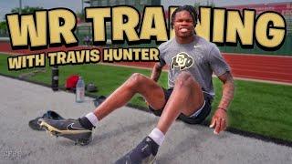 WIDE RECEIVER TRAINING WITH TRAVIS HUNTER