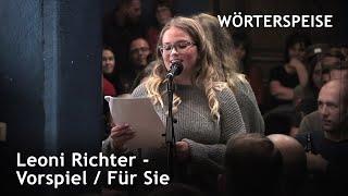 Leoni Richter - Vorspiel / Für Sie (Wörterspeise - Okt. 2019)