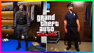 NEW Police Outfits, UNLOCK Cop Clothing, DECEMBER DLC, Money, GTA 5 WINTER 2024 (GTA Online Update)