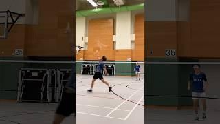 Power Backhand Smash #badmintonlovers #badmintonindonesia #shorts #bwf