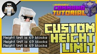 How to SET CUSTOM BUILD LIMIT HEIGHT for REALMS or SERVERS! (Minecraft Bedrock Command Tutorial)