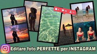 Editare foto PERFETTE per INSTAGRAM || Modificare foto vacanze come gli INFLUENCER! ‍️