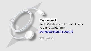 Teardown of Apple Watch Series 7 Magnetic Fast Charger to USB-C Cable (1m)