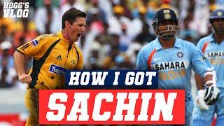 HOW I dismissed SACHIN Tendulkar | #HoggsVlog | "NEVER again mate!"