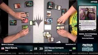 Pro Tour Shadows over Innistrad Round 4 (Standard): Brian Kibler vs. Thiago Saporito