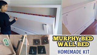 Diy Ingenious Space Saving Murphy Bed / Wall mounted bed