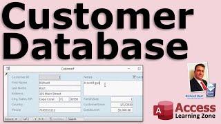 Microsoft Access Customer Database (CRM) MS Access Customer Template - Free Download